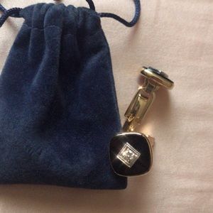 SOLD Solid 14K gold cufflinks with Diamond 💎
